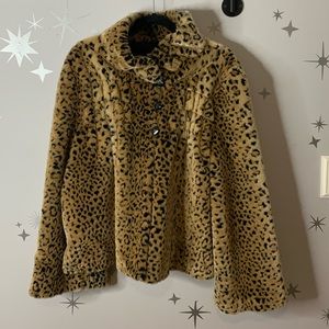 Kristen Blake faux fur peacoat